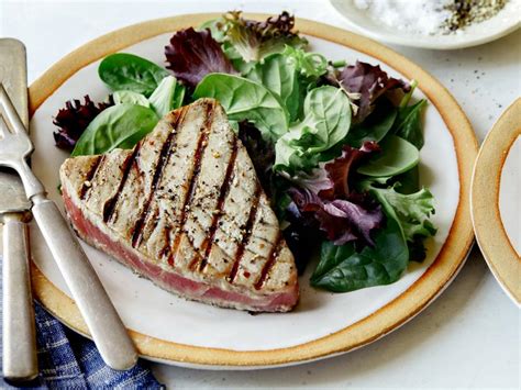 Grilled Ahi Tuna Steak Recipe Bobby Flay Dandk Organizer