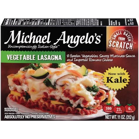 Michael Angelos Vegetable Lasagna 11 Oz From Marianos Instacart