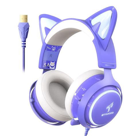 Somic Gs510 Cat Ear Headphones Usb 71 Channels Stereo Kitty Gaming