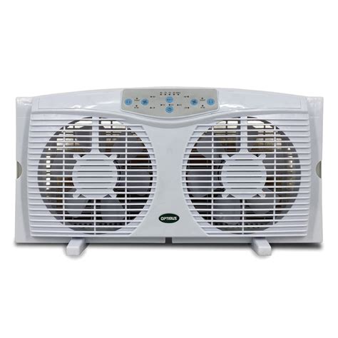 Home And Garden Portable Fans Bionaire 781571 Window Fan With Twin 85