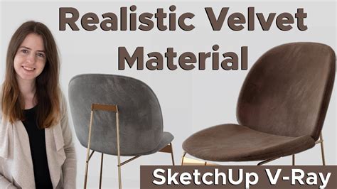 Create Realistic Velvet Material V Ray For Sketchup Tutorial Youtube