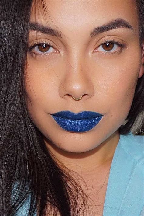 42 Blue Lipstick Shades We Re Falling For This Season