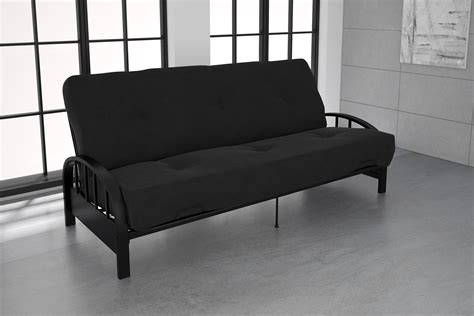 Discover futon mattresses on amazon.com at a great price. DHP Aiden Black Metal Futon Frame with 8" Coil Full Futon ...