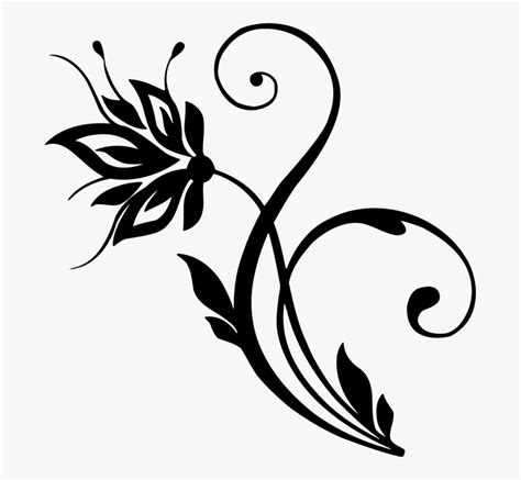 Flower Design Images Black And White Beautiful Black And White