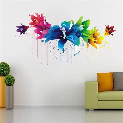 3D Flower Wall Sticker For Living Room Bedroom Office And All