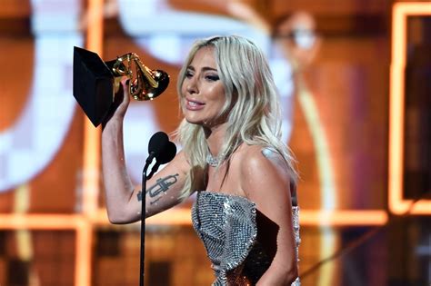 grammys 2019 lady gaga wins pop solo performance more us weekly