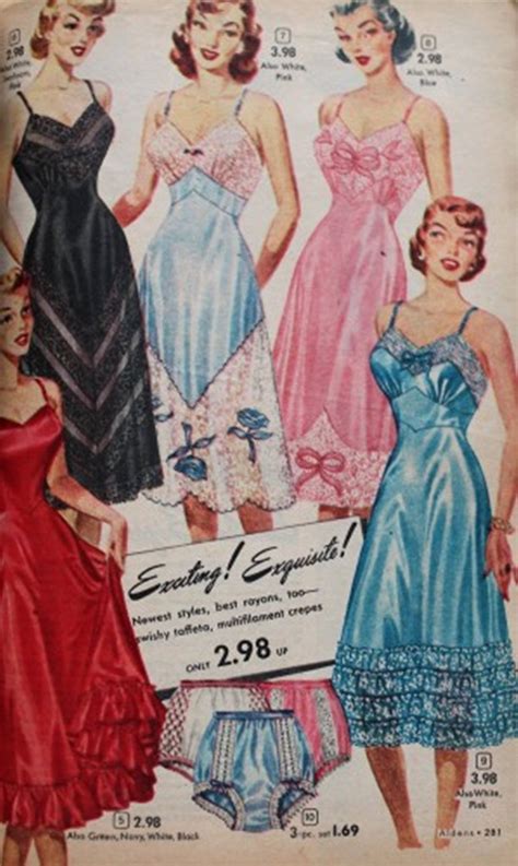 Aldens Catalog Ladies Slips And Panties Knickers 1952 Flickr