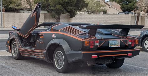 This Pontiac Fiero Was Turned Into A Tron Inspired Lamborghini Countach