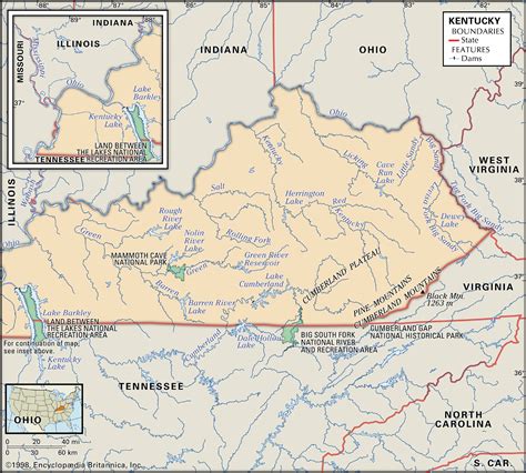 Kentucky History Capital Map Population And Facts Britannica