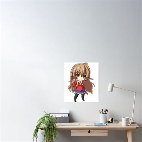 Toradora Taiga Aisaka Cute Poster For Sale By Goka Art Redbubble