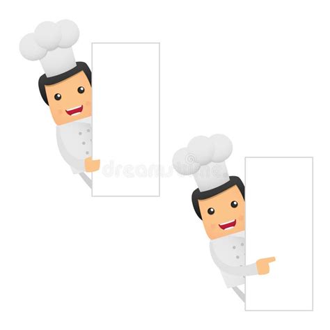 Set Of Funny Cartoon Chef Stock Vector Illustration Of Icon 18242519