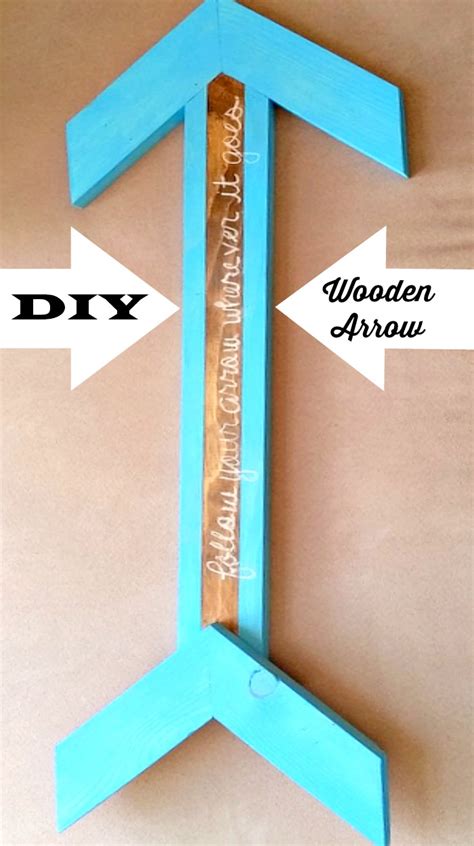 Diy Wooden Arrow Make Your Own Decor Wall Decoration