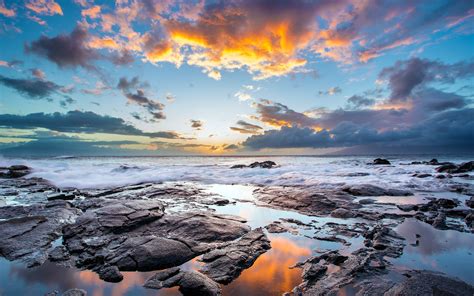 Maui Beach Sunset Wallpaper Wallpapersafari