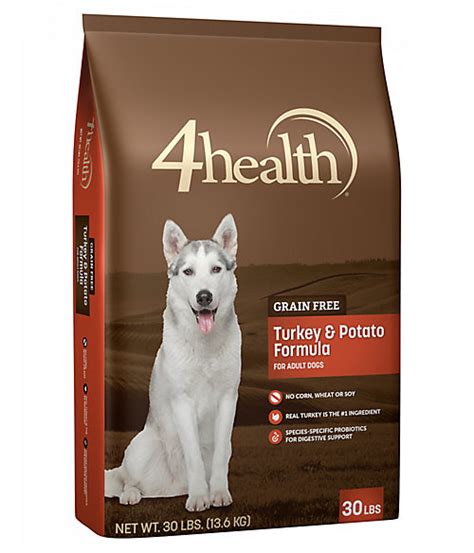Dog feeding charts are required on dog food packaging. 4health Premium Pet Food | Tractor Supply