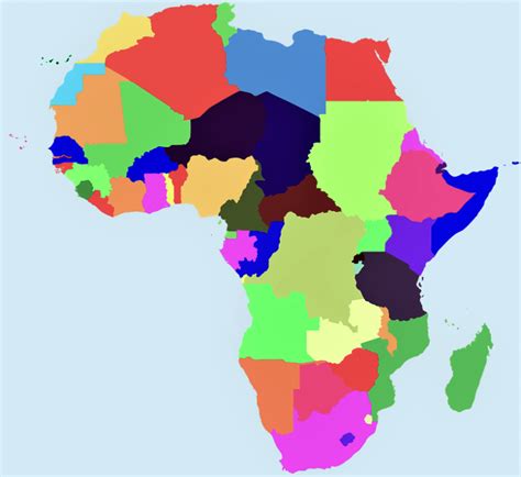 Mapa Político De África 🥇 Mapa Continente Africano【 2022
