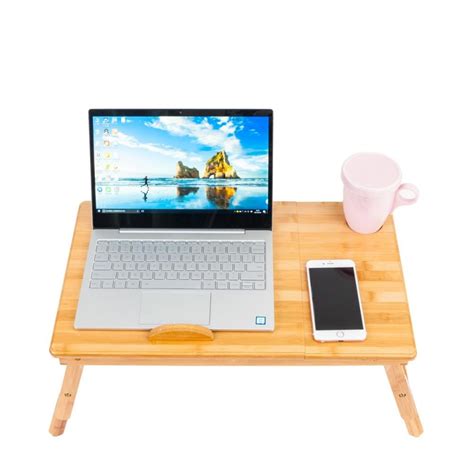 Ktaxon Bamboo Portable Laptop Notebook Computer Desk Bed Tray Stand