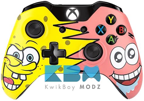 Spongebob Vs Patrick Xbox One Controller Video Games Xbox Xbox Controller Xbox One Controller