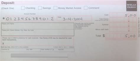 Check spelling or type a new query. Wells Fargo Bank Deposit Slip | amulette