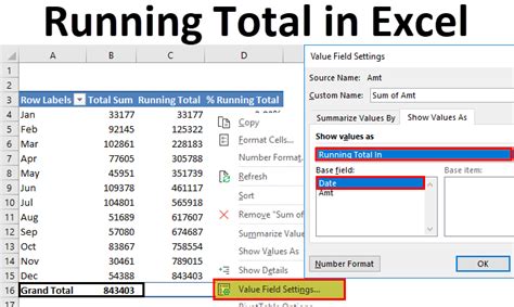 Excel Running Total Laptrinhx