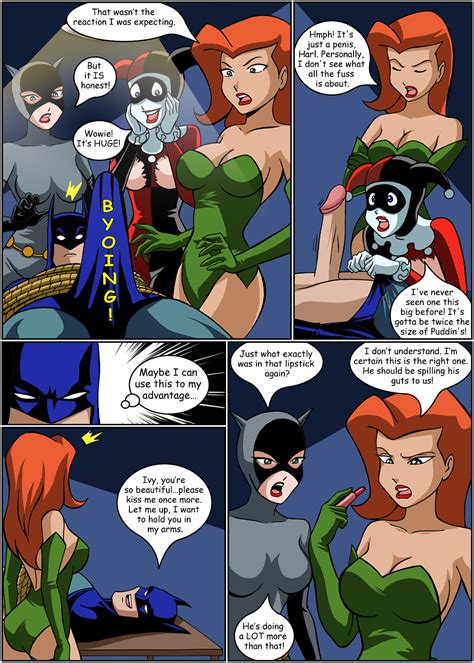 Rule 34 3girls Batman Bulge Catwoman Comic Dc Dcau