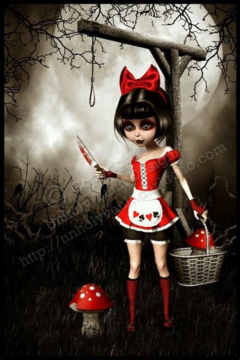 Alice in wonderland dark, dark, alice, wonderland, alicia. Dark gothic art image by Sugar and Cyanide on Dark Art ...
