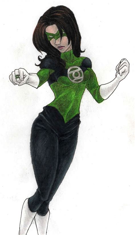 Dc Green Lantern Girl Oc By Dark Bahamut Zero On Deviantart