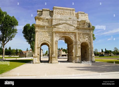 The Triumphal Arch Of Orange Built To Honor The Veterans Of The Gallic