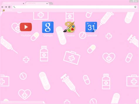 Customize pink google chrome icon in any size up to 512 px. Menhera aesthetic Chrome Theme - ThemeBeta