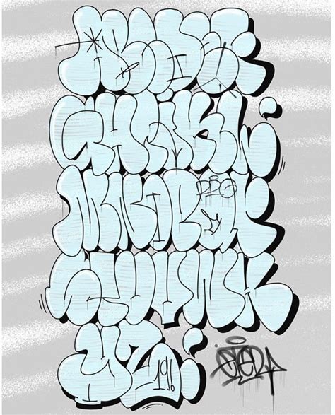 Graffiti Lettering Alphabet Graffiti Text Graffiti Art Letters