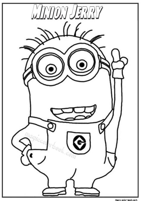 Wouldn't it be a joy to have a handful of minions working for you? Stuart Minion Coloring Pages - Coloring Home