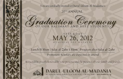 Darul Uloom Buffalo 20th Annual Graduation Ceremony And Jalsa Oneloveislam