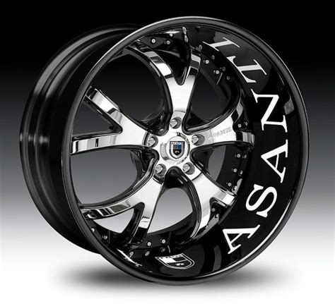 Asanti Elt143 Rims With Black Outer Lip Custom Wheels Cars Wheel