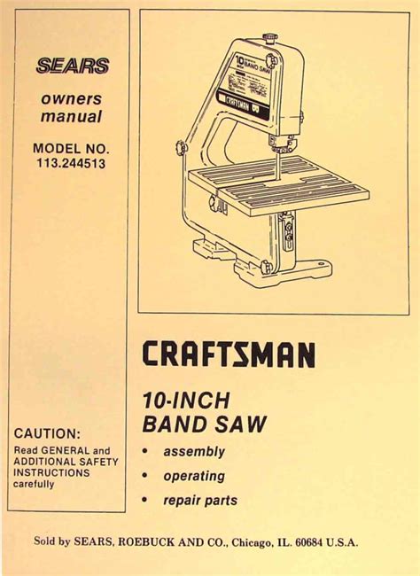 Craftsman Band Saw Parts Reviewmotors Co