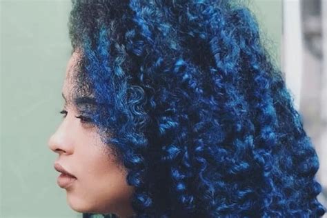 7 Striking Blue Curly Hairstyles For Women Hairstylecamp