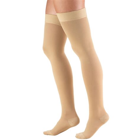 Truform Classic Medical Thigh High Compression Stockings 20 30mmhg Unisex Closed Toe 8868