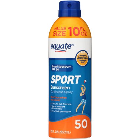 Banana boat® ultra sport™ sunscreen spray spf 50+ din 02477556). Equate Sport Broad Spectrum Sunscreen Continuous Spray ...