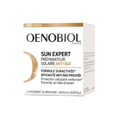 Oenobiol Sun Expert Préparateur Solaire Anti âge 30 Capsules
