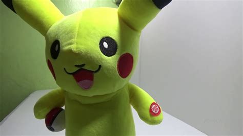 Pikachu Walking Singing Stuffed Toy Plush Doll Pokemon Go With Sounds