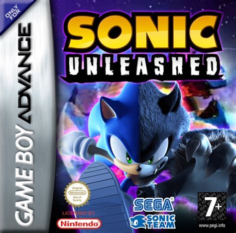 Sonic Unleashed Game Boy Advance Box Art Cover By Vintagesonic1
