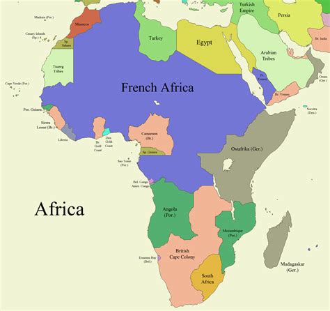 Alternate Scramble For Africa Maps Alternate History