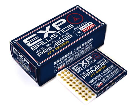 Exp Ballistics Small Rifle Primers By Expansion Ammunition Dual Wield