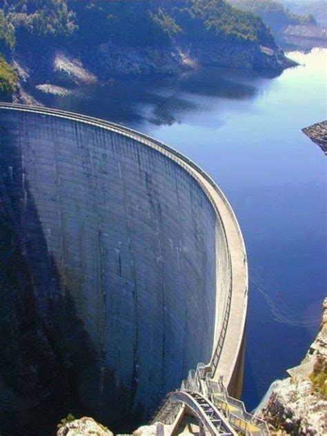 The Gordon Dam Also Known As Gordon River Dam Is A Double Curvature