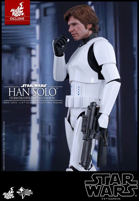 Star Wars Han Solo Stormtrooper Disguise Version Figure By Hot Toys