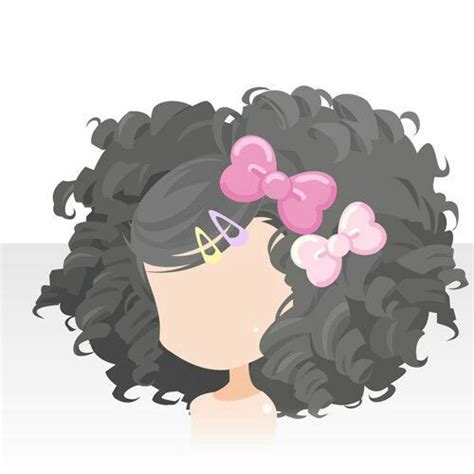 Curly Hair Drawing With Chibi Style