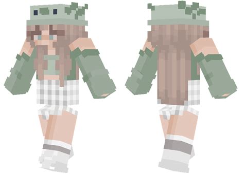 Green Axolotl Minecraft Skins