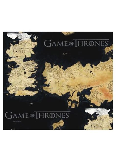 Map Of Westeros And Essos Game Maps Of The World