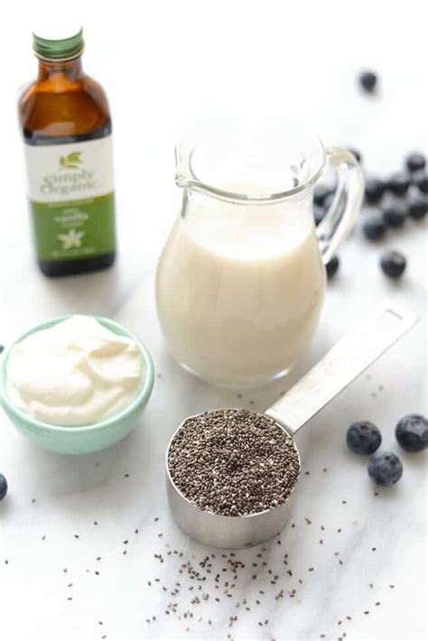Creamy Blueberry Chia Seed Pudding Fit Foodie Finds