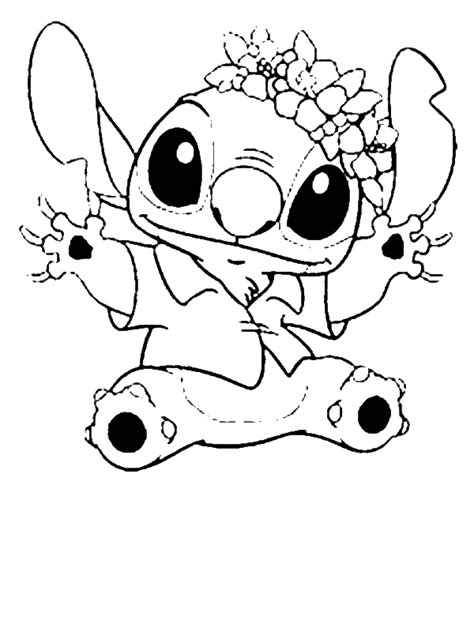 Printable angels coloring pages are a fun way for kids of all ages to develop creativity, focus, motor skills and color recognition. Stitch In Hawaiian Outfit In Lilo & Stitch Coloring Page ...