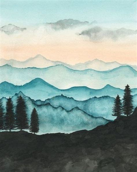 Simple Watercolor Paintings Ideas For Beginners To Copy F