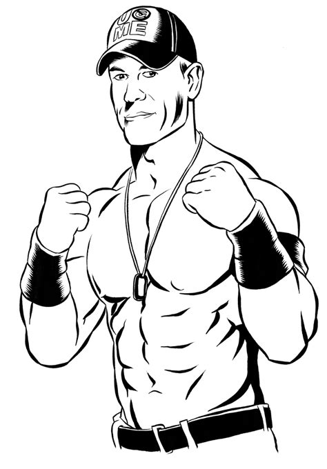Wwe Coloring Pages John Cena Coloring Pages Wrestling Ring The Best Porn Website